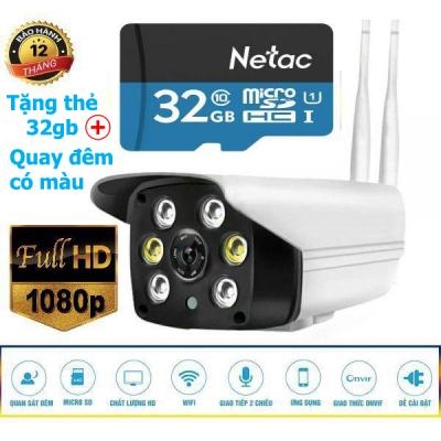 Camera IP Yosee Ngoài Trời 2MP - có đèn led, micro loa