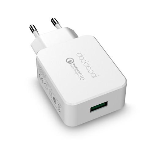 Dodocool DA56WEU - Bộ sạc tích hợp công nghệ sạc nhanh Quick charge 3.0, tiêu chuẩn Châu âu