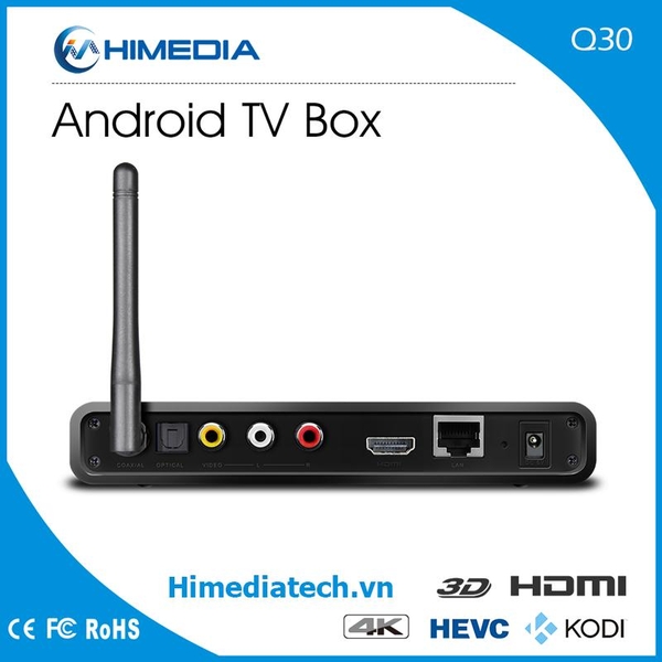 HIMEDIA Q30 - Xem Netflix 4K - Android 7.0, chuyên dụng giải trí, nghe nhạc