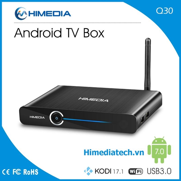 HIMEDIA Q30 - Xem Netflix 4K - Android 7.0, chuyên dụng giải trí, nghe nhạc