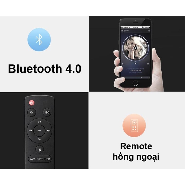 Loa SoundBar Bluetooth JY Audio TVS-A3 kèm Sub TVS-S3. Âm thanh siêu sống động