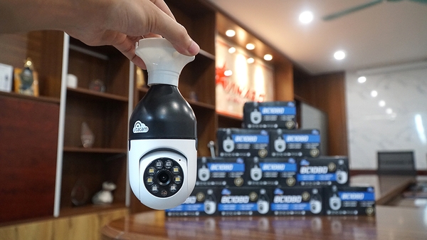 Camera Bóng Đèn Toàn Cảnh Vitacam-BC1080 Xoay 360 Độ Đủ Màu Ban Đêm