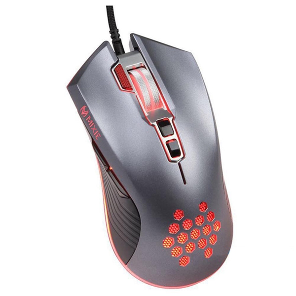 Chuột Gaming cao cấp MIXIE M10 kết nối USB - Chuột chơi game RGB có dây 8 nút 4800 DP