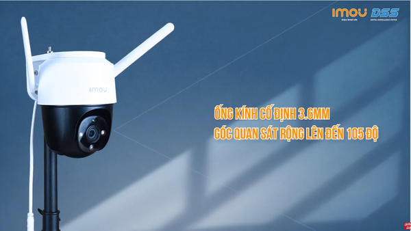 Camera WIFI Imou ngoài trời quay quét 360 độ Cruiser S22FP, độ phân giải 1080P