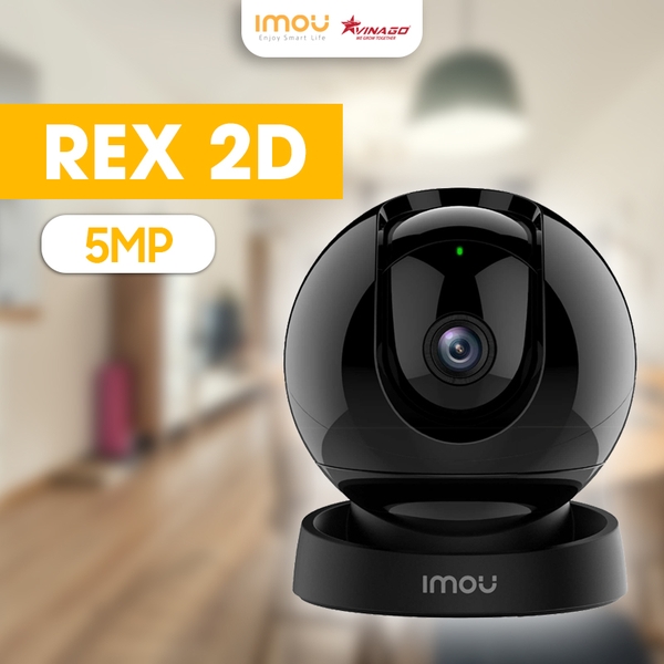 IMOU REX 2D Camera trong nhà 5MP, độ phân giải 3K mới nhất 2023 - Mã REX2D5M