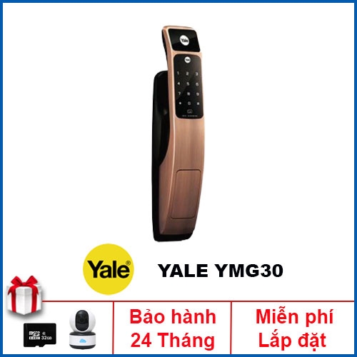 Khóa cửa mã số thẻ từ Yale YMG30
