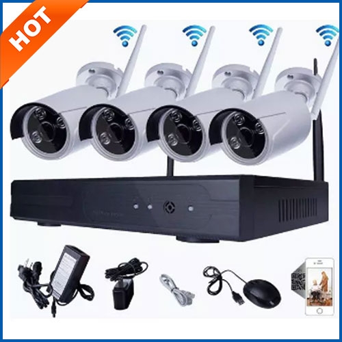 HD NVR K960413 - Bộ Camera Wifi 1 đầu ghi + 4 mắt camera 960P