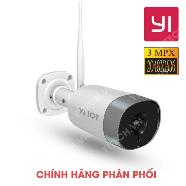 Camera IP ngoài trời YI IOT CB301 3MPX - 1536P, chính hãng phân phối