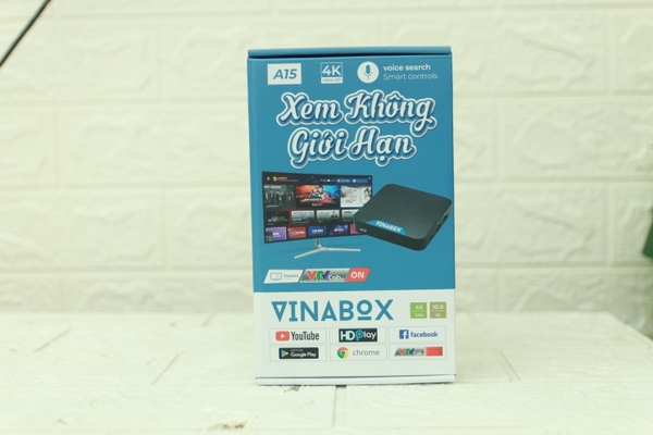 VINABOX A15B Ram 2G Rom 16G sử dụng giao diện ATV hệ điều hành Android 10