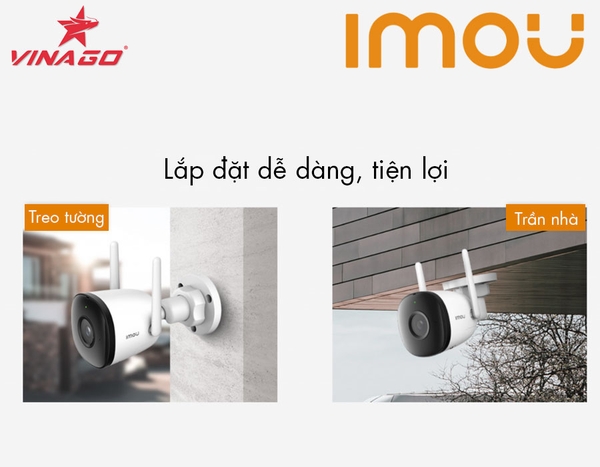 CAMERA IMOU Bullet 2S - Model IPC-F26FP - Camera Ngoài Trời Mới Nhất 2022