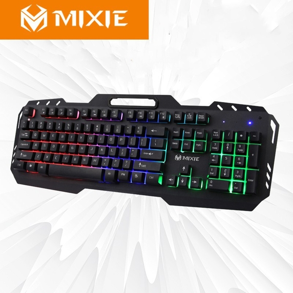 BÀN PHÍM GAMING GIẢ CƠ MIXIE X800 - ĐÈN LED NHIỀU MÀU SIÊU CHẤT