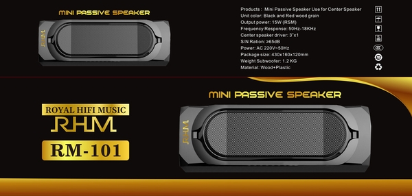 LOA MINI PASSIVE SPEAKER RHM RM-101 15W(RMS)