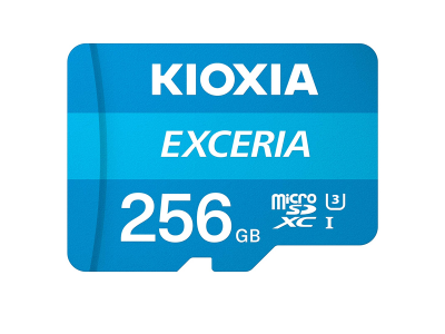 THẺ NHỚ MICROSD KIOXIA-256GB-EXCERIA CL10 UHS-I U3 GHI HÌNH 4K TỐC ĐỘ 100M/S-LMEX2L256GG2 