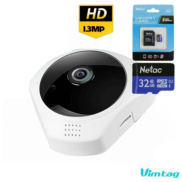 Camera Ốp Trần VIMTAG F1, HD 960P, 1.3Mpx