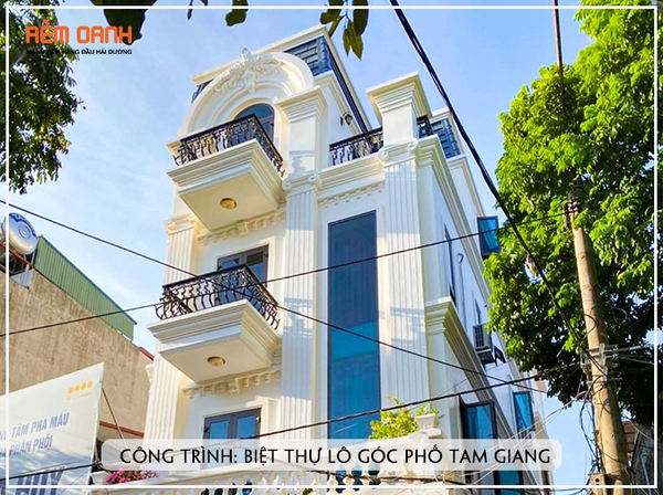 CÔNG TRÌNH RÈM CỬA: BIỆT THƯ LÔ GÓC PHỐ TAM GIANG