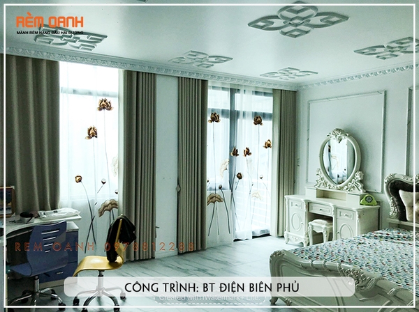 CÔNG TRÌNH RÈM CỬA: BIỆT THƯ ĐIỆN BIÊN PHỦ
