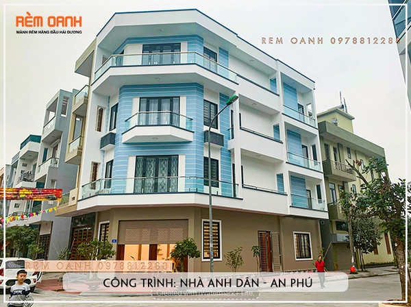 CÔNG TRÌNH RÈM CỬA: NHÀ ANH DÂN - KĐT AN PHÚ - HẢI DƯƠNG