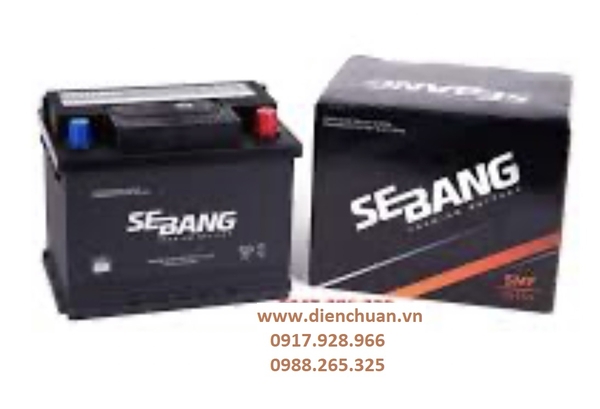 Ắc quy SeBang SMF Din 55565 (12V-55Ah)