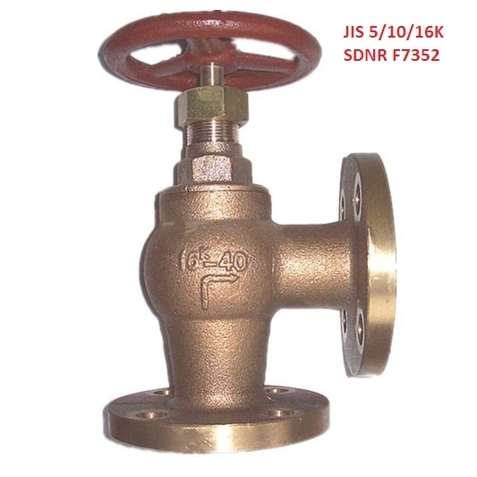 Van góc 1 chiều đồng