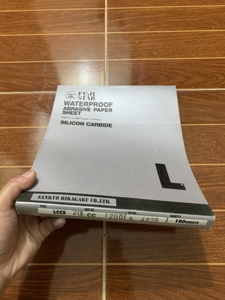 Bán giấy nhám tờ Sankyo, độ nhám P1200, kích thước 9''x11'', nhập khẩu