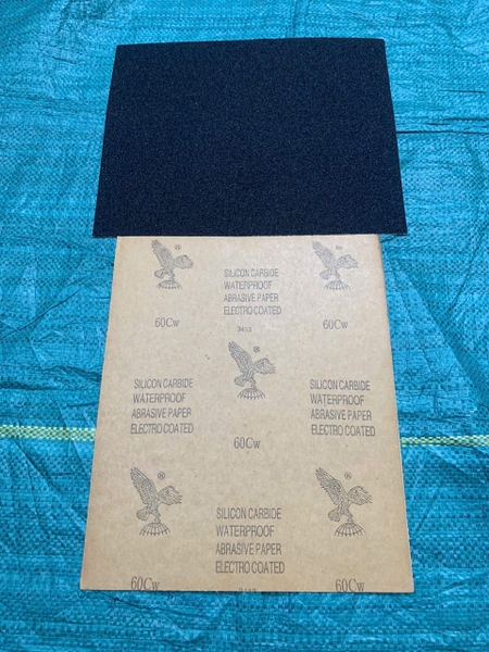 Giấy giáp thô nhất, độ nhám P60, hãng Đại Bàng, kích thước 9''x11''
