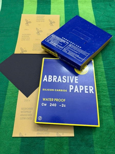 Giấy giáp thô, độ nhám P240, hãng Đại Bàng, kích thước 9''x11'' (Tờ A4)