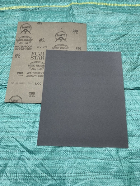 Giấy giáp tờ Fujistar Sankyo, độ nhám P280, kích thước 9'x11'', màu đen