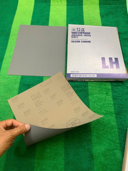 Giấy nhám P2500, giấy ráp siêu mịn P2500, kích thước 230mmx280mm (A4)