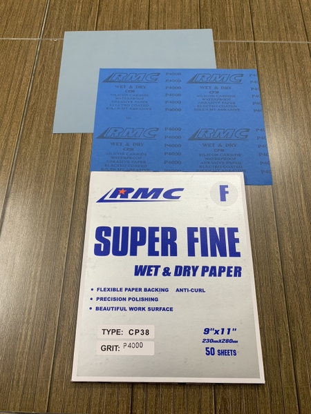 Giấy nhám P4000 RMC, nhám tờ P4000, ráp tờ P4000, tờ giáp P4000