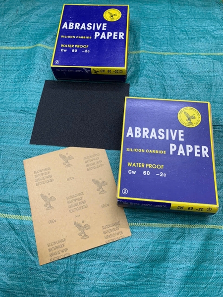 Giấy ráp tờ A4, chịu nước, hãng sản xuất Đại Bàng, độ nhám P60