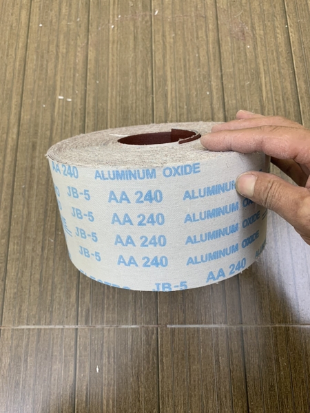 Vải nhám mềm jb5, độ nhám AA240, hạt mài Aluminum Oxide