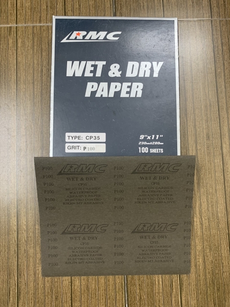 Nhám tờ RMC độ nhám P100, ráp tờ RMC #100, giáp tờ RMC P100, Mã CP35