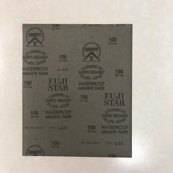 Cần mua giấy nhám tờ chịu nước Fujistar sankyo, kích thước 230mmx280mm