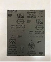 Giấy nhám tờ Fujistar chịu nước, mã SP LCCS-CW, độ nhám P2000, màu đen