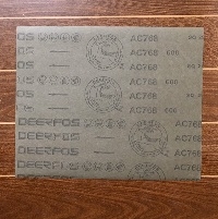 Nhám tờ Deerfos AC768 Hàn Quốc, độ nhám P600, kích thước 230mmx280mm