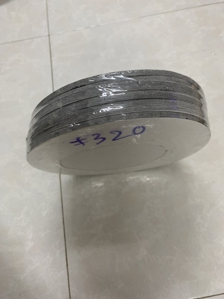 Nhám tròn keo dính Sankyo 8” (D 200mm), Mã LCCS-CW, độ nhám P320, màu đen