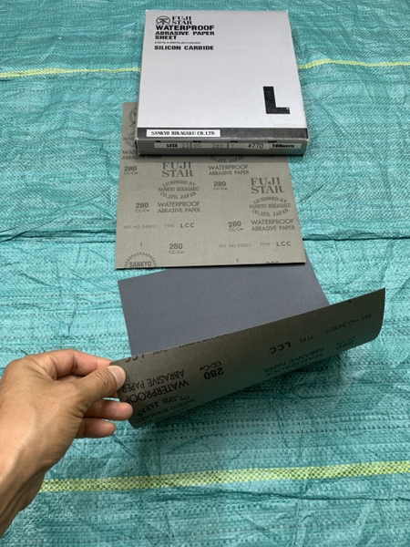 Ráp tờ Fujistar Sankyo, độ nhám thô P280, kích thước 230mmx280mm