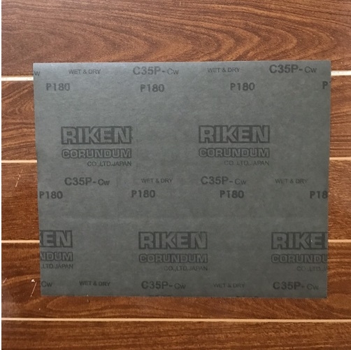 Bán nhám tờ nước Riken mã CP35, kích thước 9''x11'', độ nhám P180