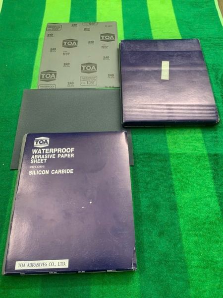 Giấy nhám TOA, giấy giáp TOA, màu đen, kích thước 9''x11'', chịu nước