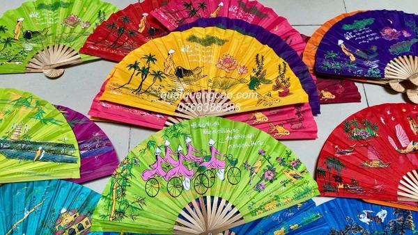 QUẠT VẢI LỤA CAO CẤP