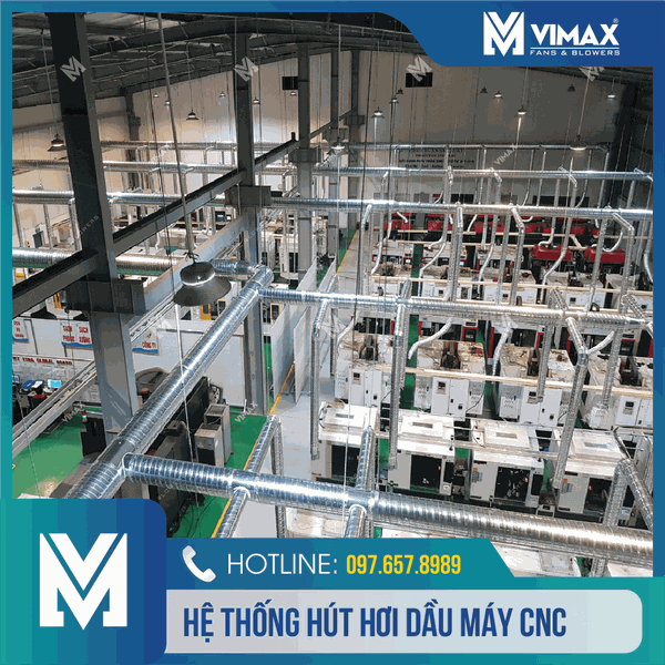 HỆ THỐNG HÚT HƠI DẦU MÁY CNC