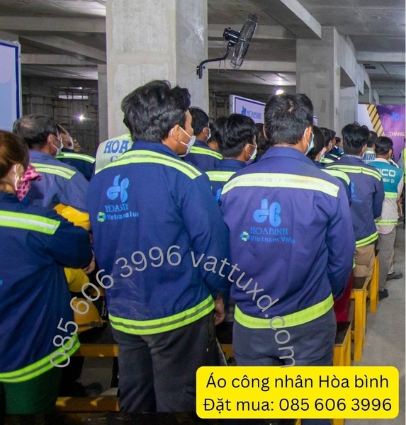 Áo công nhân hòa bình giá rẻ