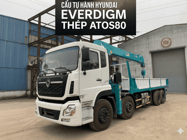 Cẩu Tự Hành Hyundai Everdigm: Công Nghệ Thủy Lực FFH & Thép ATOS80