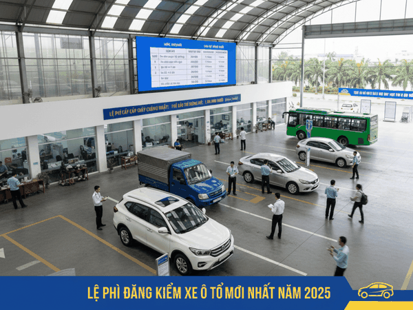 Lệ Phí Đăng Kiểm Xe Ô Tô 2025 Mới Nhất (47/2024/TT-BGTVT)