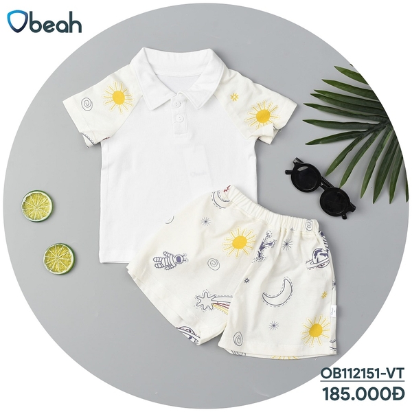 Bộ cộc Polo Cotton Organic