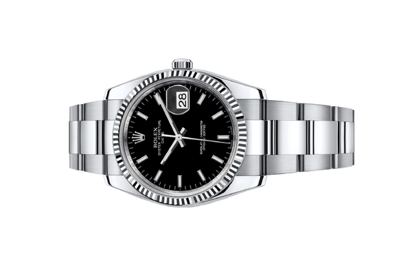 Đồng Hồ Rolex Datejust 34 115234 Mặt Số Đen Cọc Số Dạ Quang