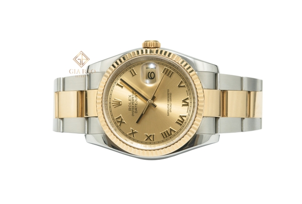 Đồng hồ Rolex Datejust 36 116233 Mặt Số Champagne Cọc La Mã