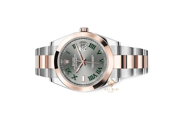 Đồng Hồ Rolex Datejust 41 126301 Mặt Số Wimbledon Dây Đeo Oyster