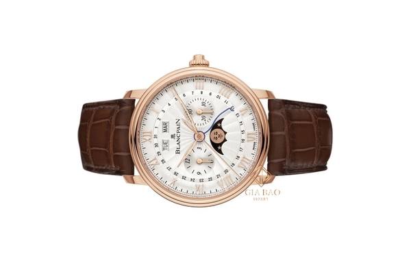 Đồng Hồ Blancpain Villeret Silver Dial Chronograph 6685-3642-55B