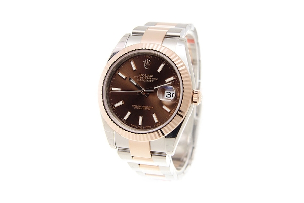 Đồng Hồ Rolex Datejust 41 126331 Mặt Số Chocolate Dây Đeo Oyster